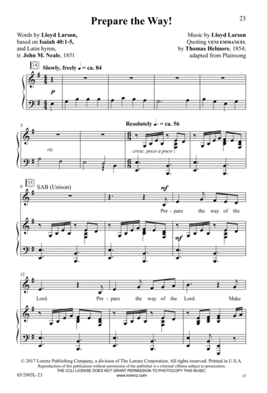 Sing Joy to All the World! 3-Part scores gallery preview page 7