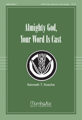 Book cover for Almighty God, Your Word Is Cast