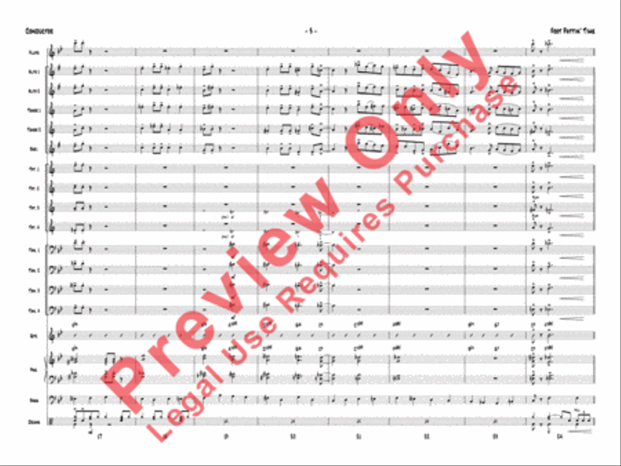 Foot Pattin' Time Foot Pattin' Time Jazz Ensemble scores gallery preview page 6