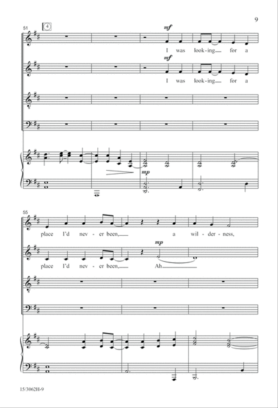 Aurora Borealis 4-Part scores gallery preview page 10