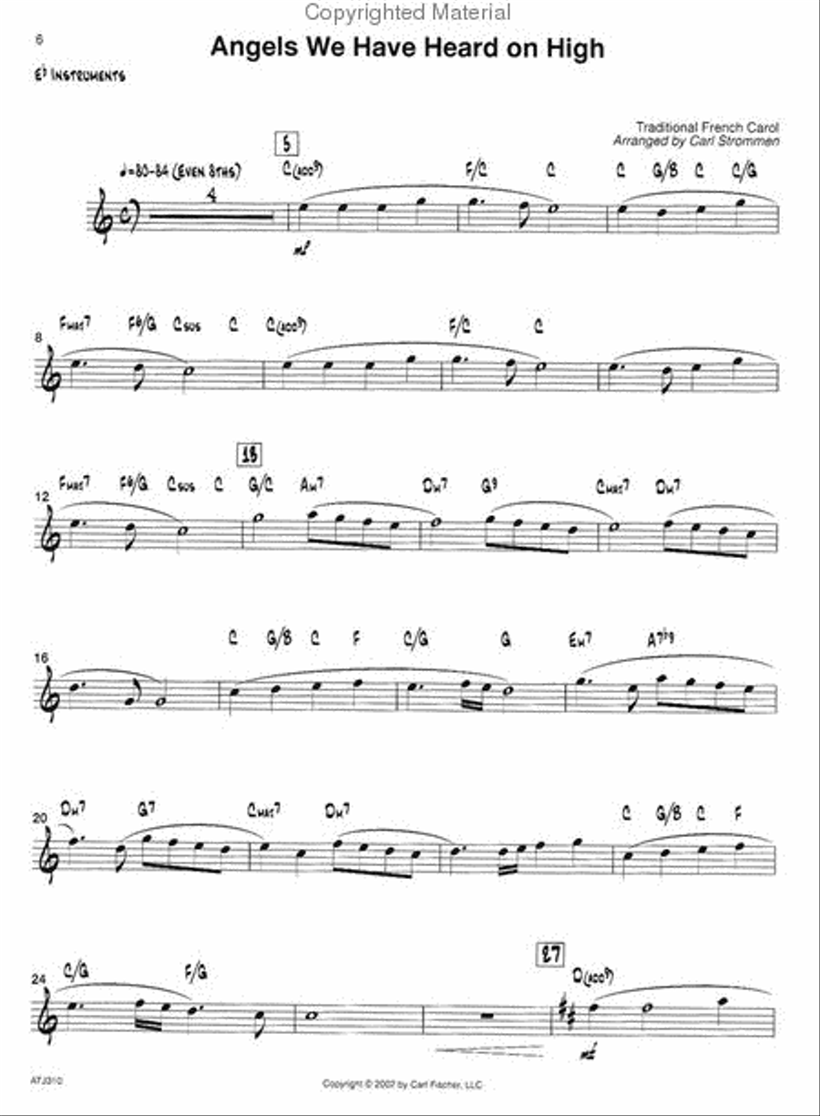 Swing Into Christmas E-Flat Clarinet scores gallery preview page 2