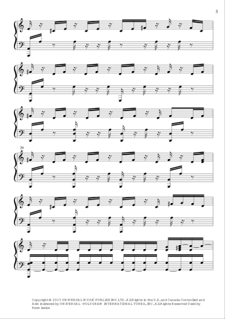 Believe Believe Piano Solo scores gallery preview page 3