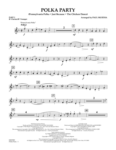 Polka Party - Pt.1 - Bb Clarinet/Bb Trumpet