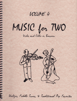 Book cover for Music for Two, Volume 4 - Viola and Cello/Bassoon