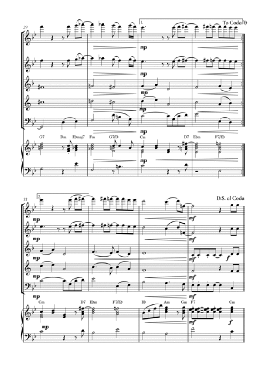 How Deep Is Your Love Bassoon scores gallery preview page 5