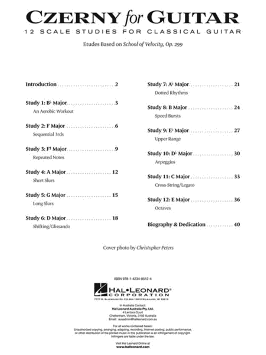 Czerny for Guitar Acoustic Guitar scores gallery preview page 3
