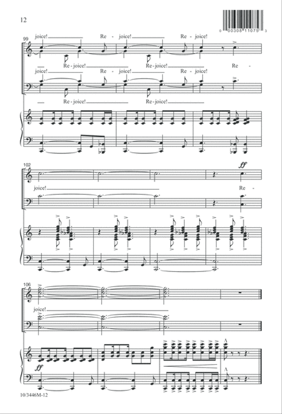 O Come, O Come, Emmanuel 4-Part scores gallery preview page 12