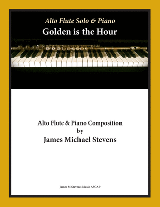 Book cover for Golden is the Hour - Alto Flute & Piano