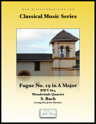 Fugue No. 19 in A Major BWV 864 - Woodwinds Quartet