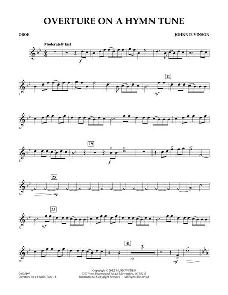 Overture on a Hymn Tune - Oboe