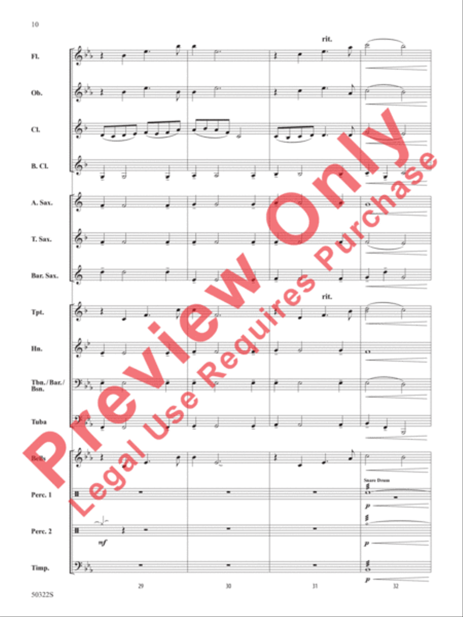 A Scottish Hymn A Scottish Hymn Concert Band scores gallery preview page 11