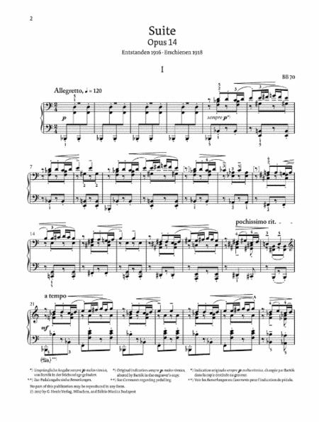 Suite, Op. 14