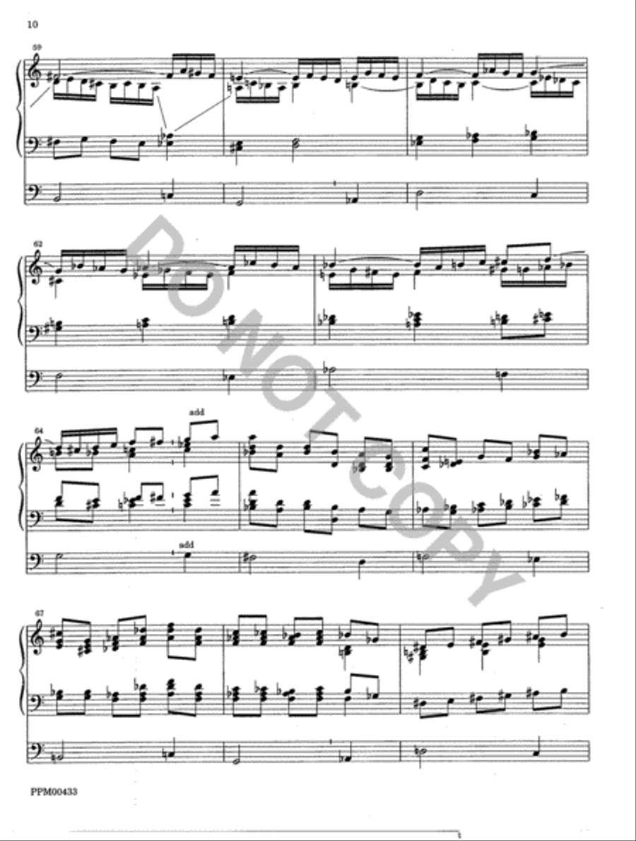 Gigue and Passacaglia Organ scores gallery preview page 11