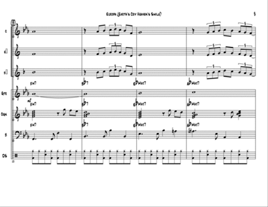 Europa Jazz Ensemble scores gallery preview page 4