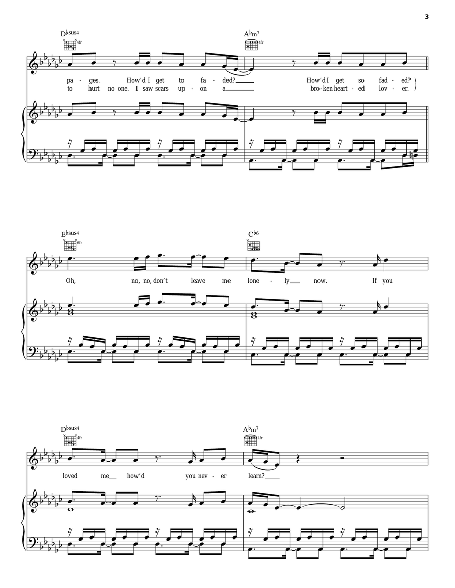 Bloodstream Bloodstream Acoustic Guitar scores gallery preview page 3