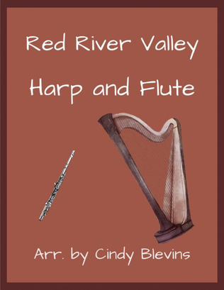 Book cover for Red River Valley, for Harp and Flute