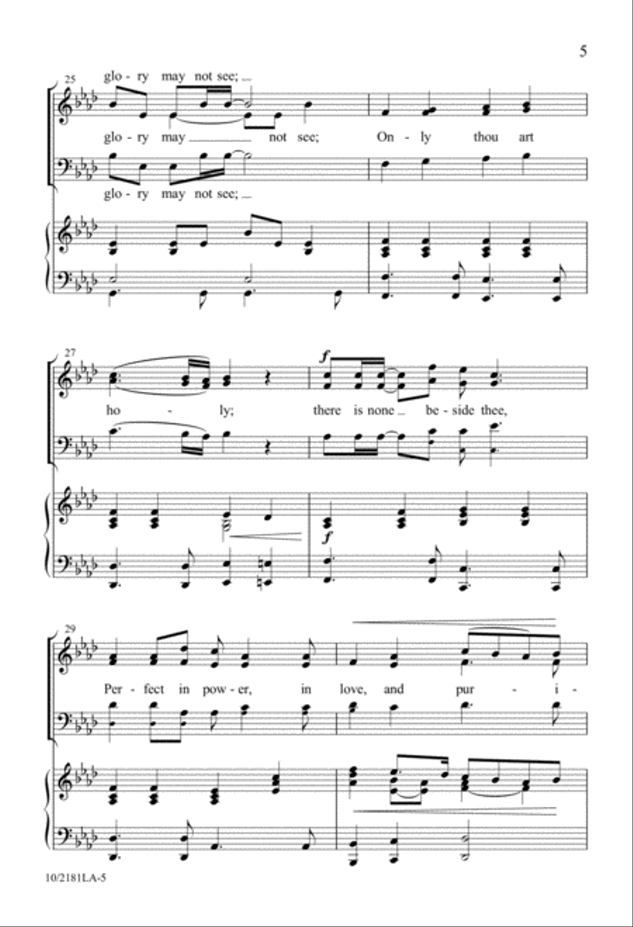 Blessed Trinity 4-Part scores gallery preview page 5