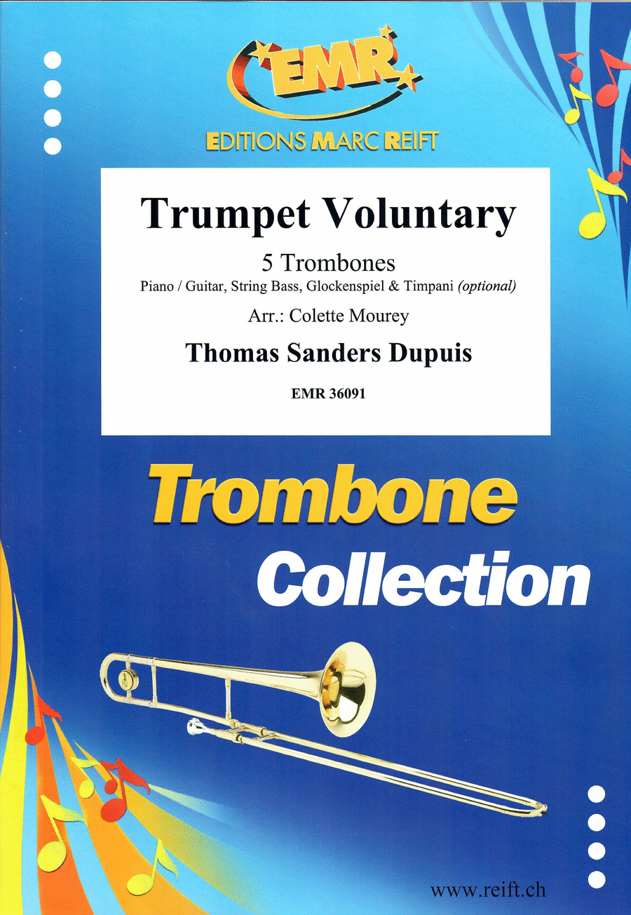 Trumpet Voluntary Trombone scores gallery preview page 1