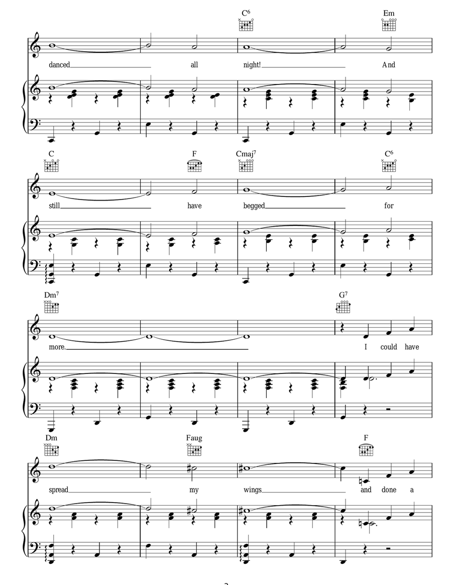 I Could Have Danced All Night Guitar scores gallery preview page 3