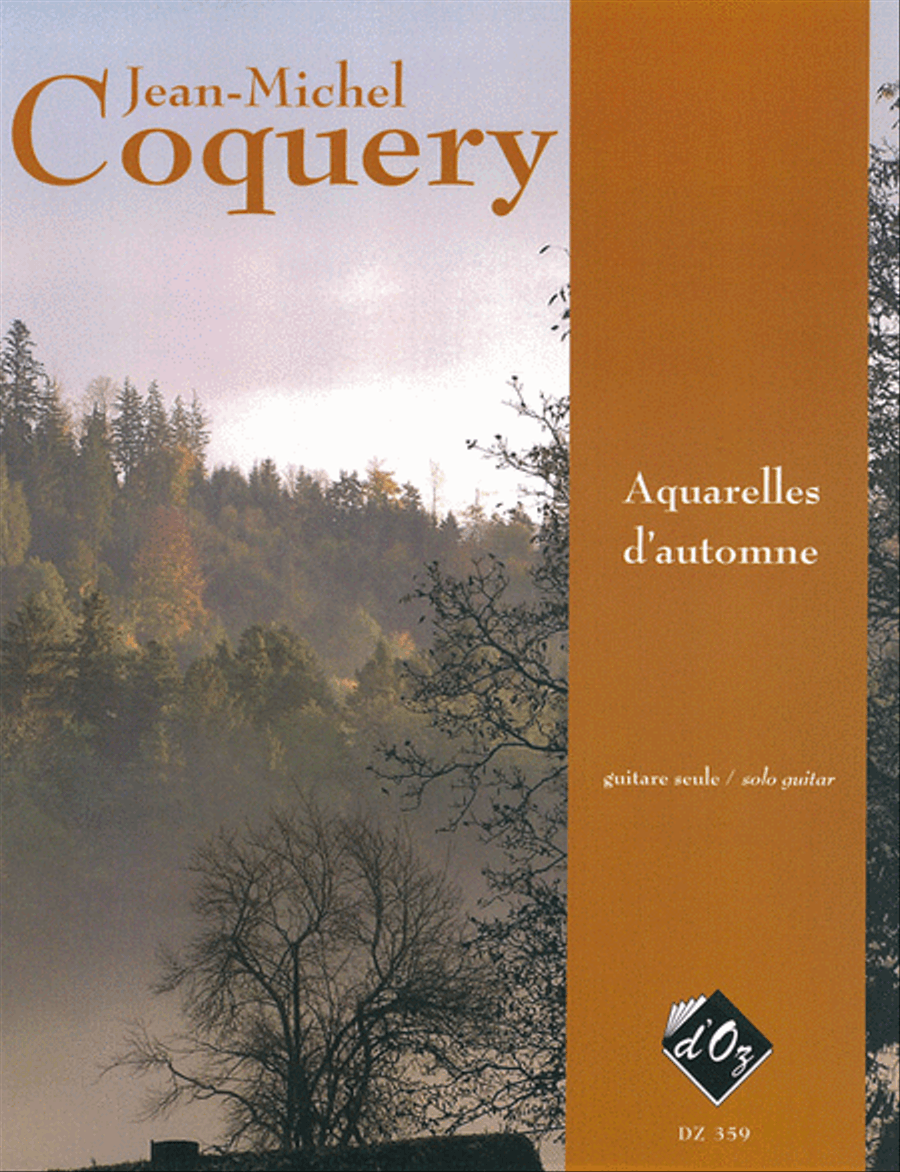 Aquarelles d'automne Classical Guitar scores gallery preview page 1