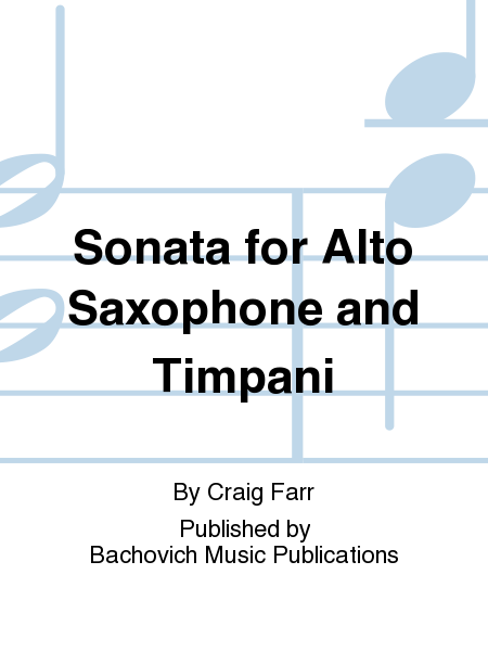 Sonata for Alto Saxophone and Timpani