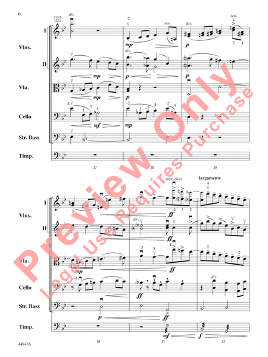 Enigma Variations String Orchestra scores gallery preview page 7
