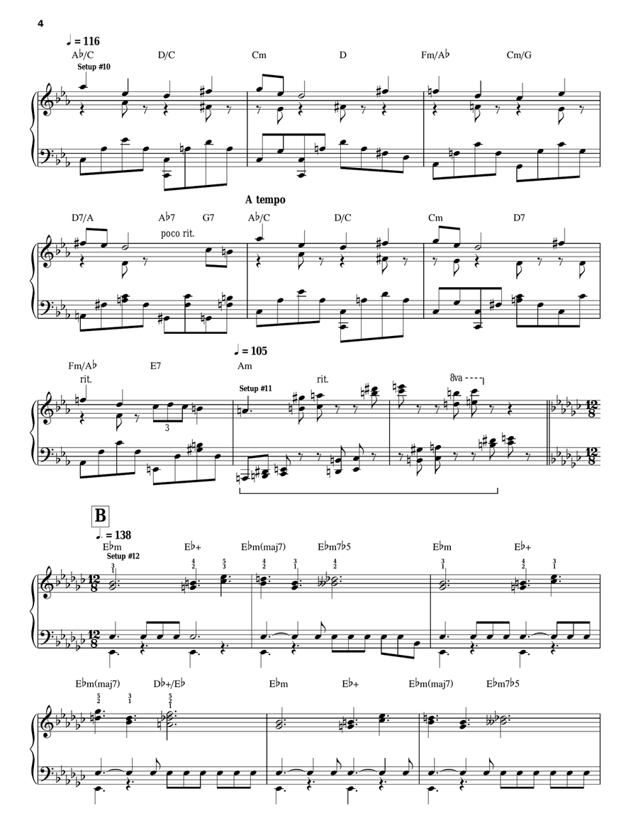 Six Degrees Of Inner Turbulence: I. Overture Voice scores gallery preview page 4