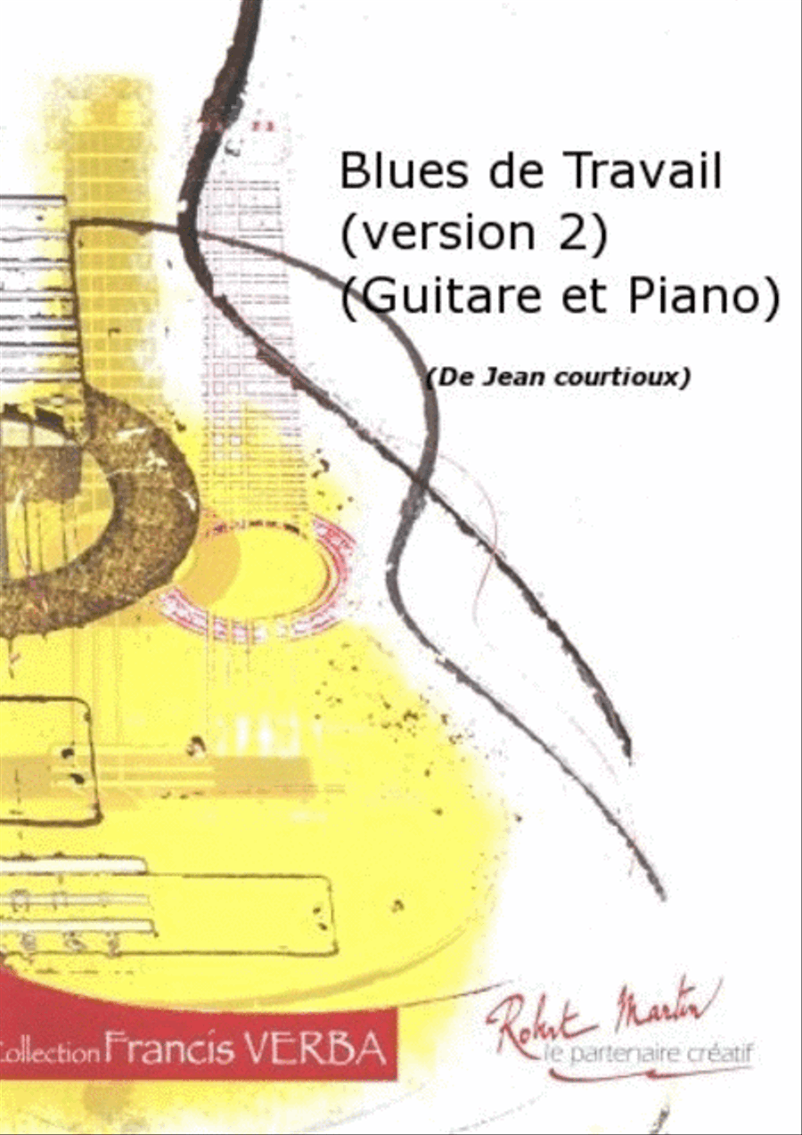 Blues de travail (version 2) (guitare et piano) Electric Guitar scores gallery preview page 1