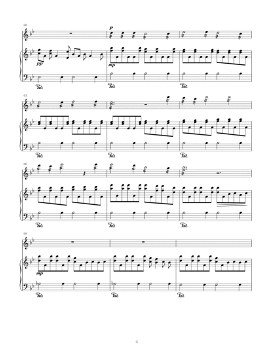 First Bloom Piano scores gallery preview page 6