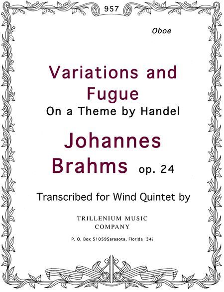 Variations and Fugue on a Theme of Handel