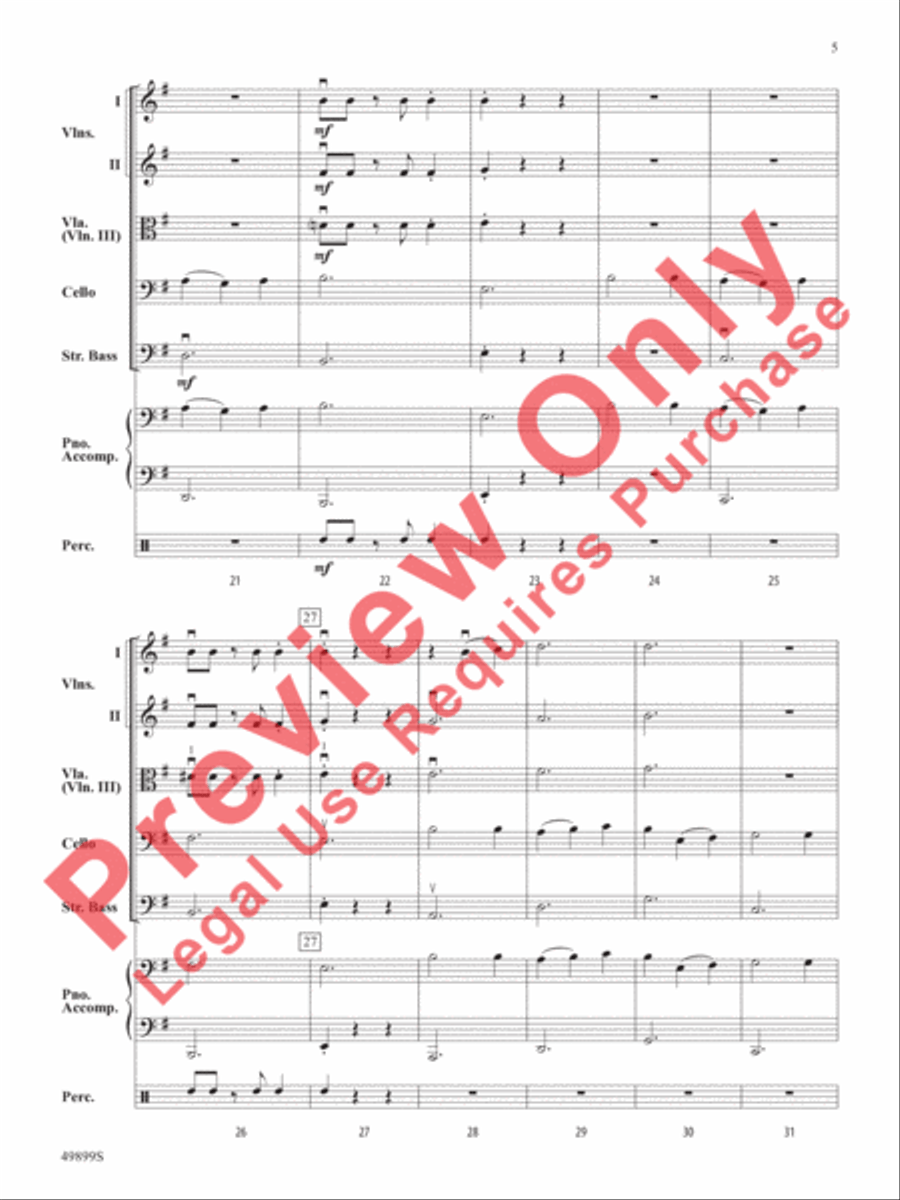 Kingsgate Castle String Orchestra scores gallery preview page 6