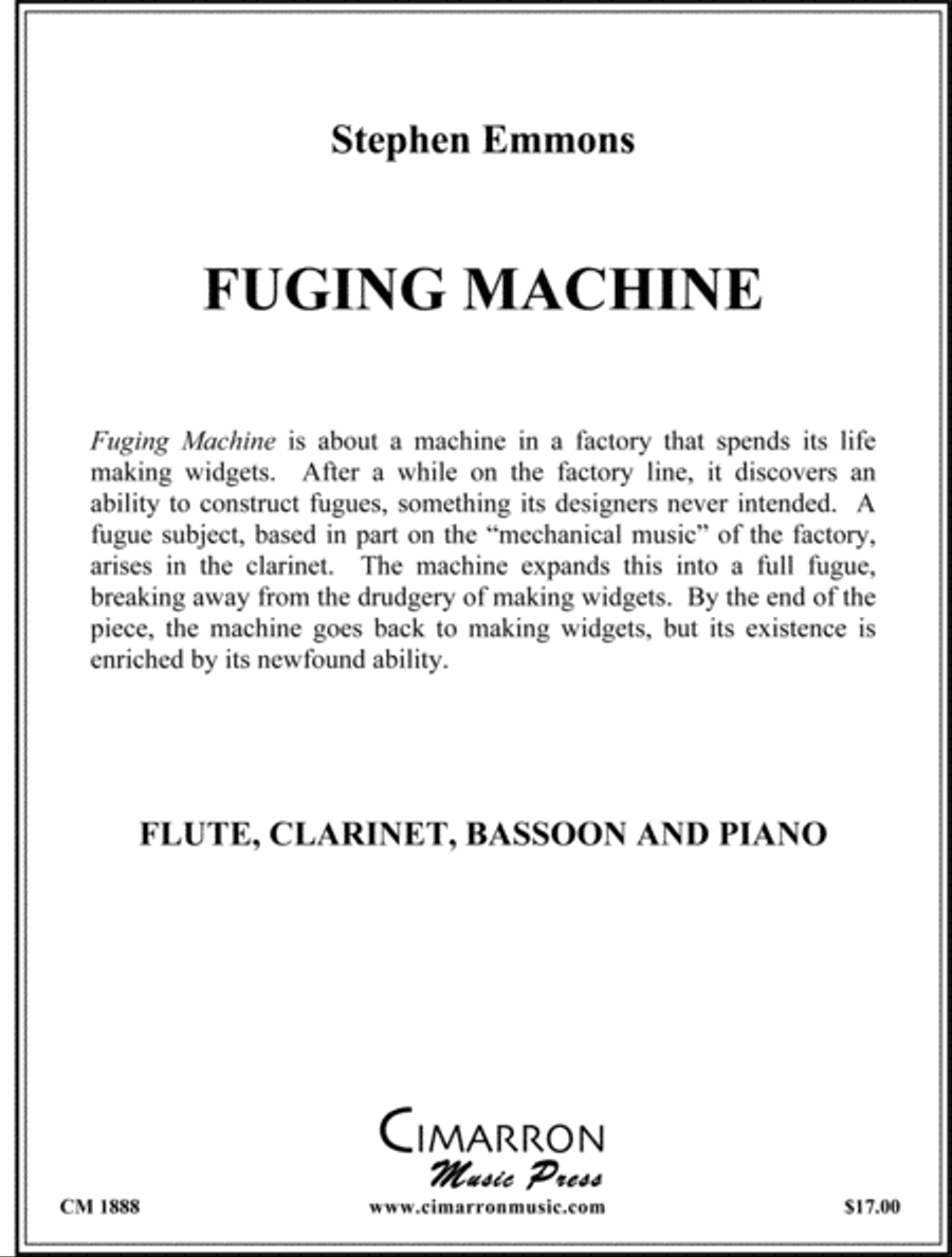 Fuging Machine Bassoon scores gallery preview page 1