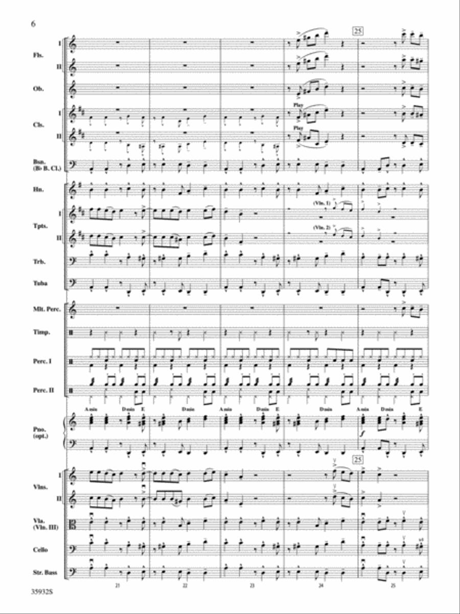 Let's Get Loud: Score Let's Get Loud: Score Full Orchestra scores gallery preview page 6