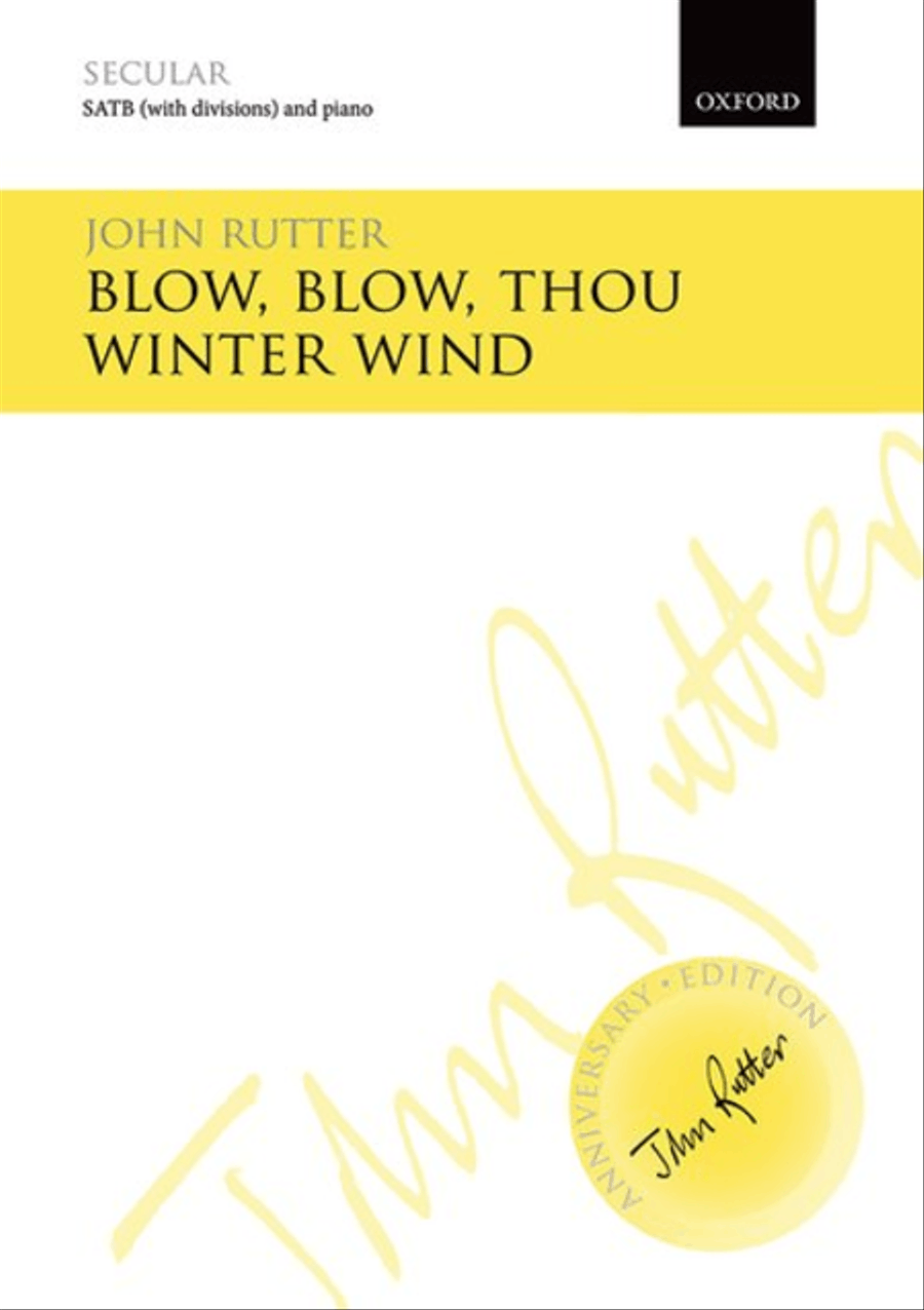 Blow, blow, thou winter wind Divisi scores gallery preview page 1