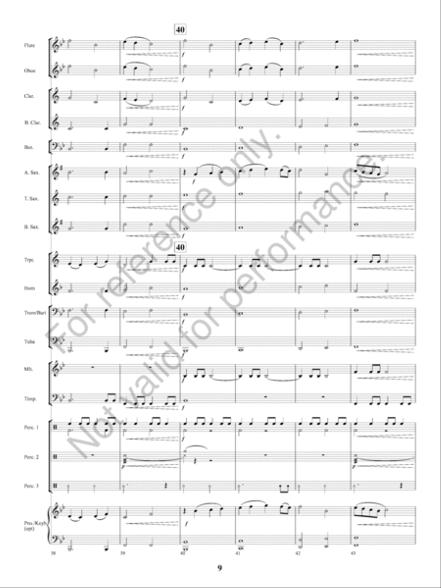 Blazon! Blazon! Concert Band scores gallery preview page 10