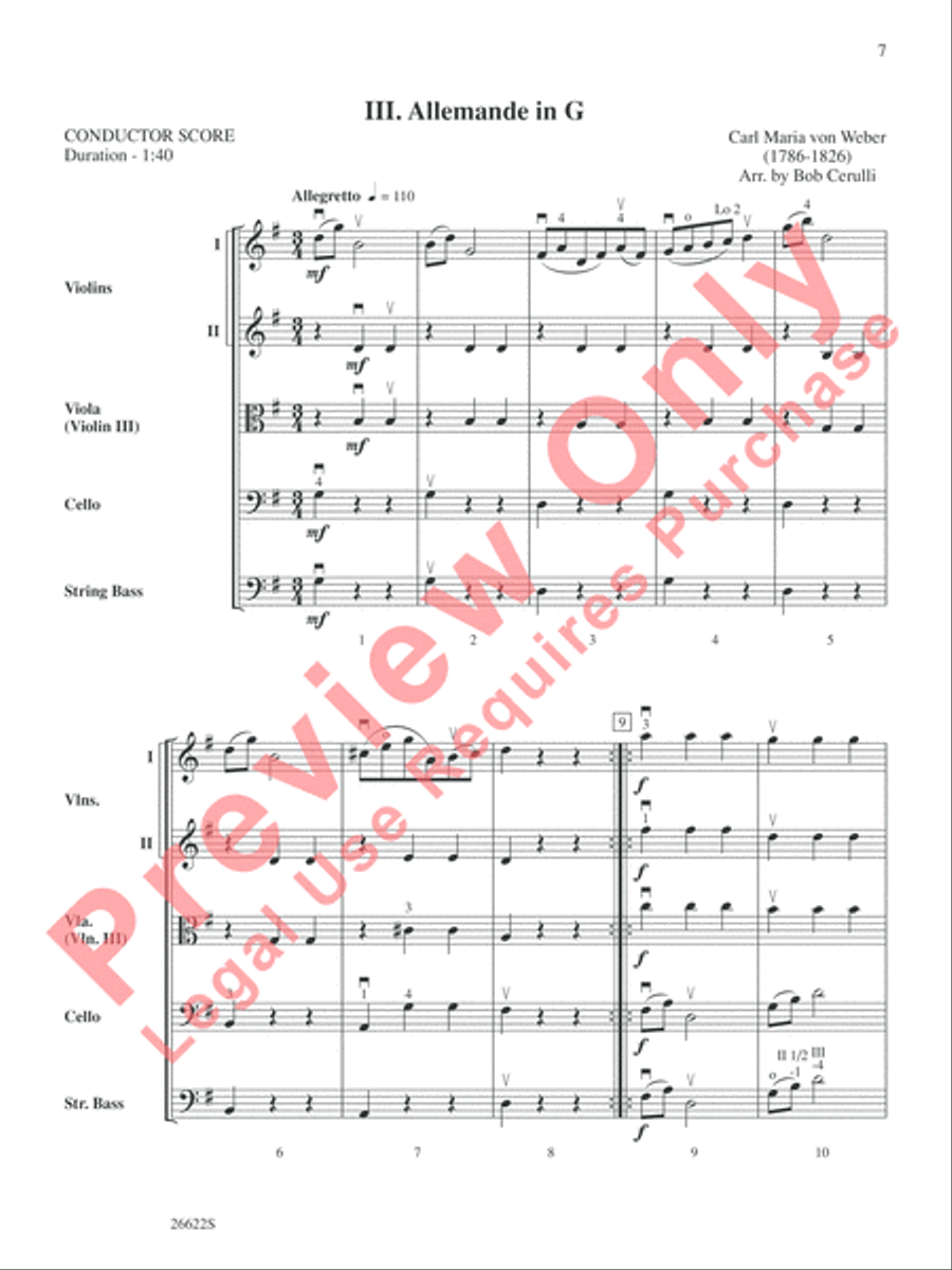 Belwin Beginning String Orchestra Kit #3 String Orchestra scores gallery preview page 8