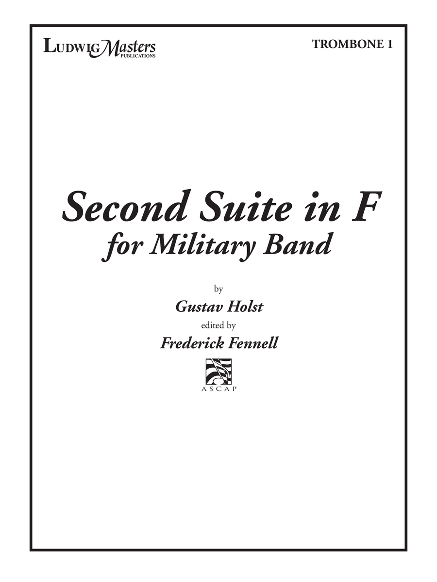 Second Suite in F - Trombone 1