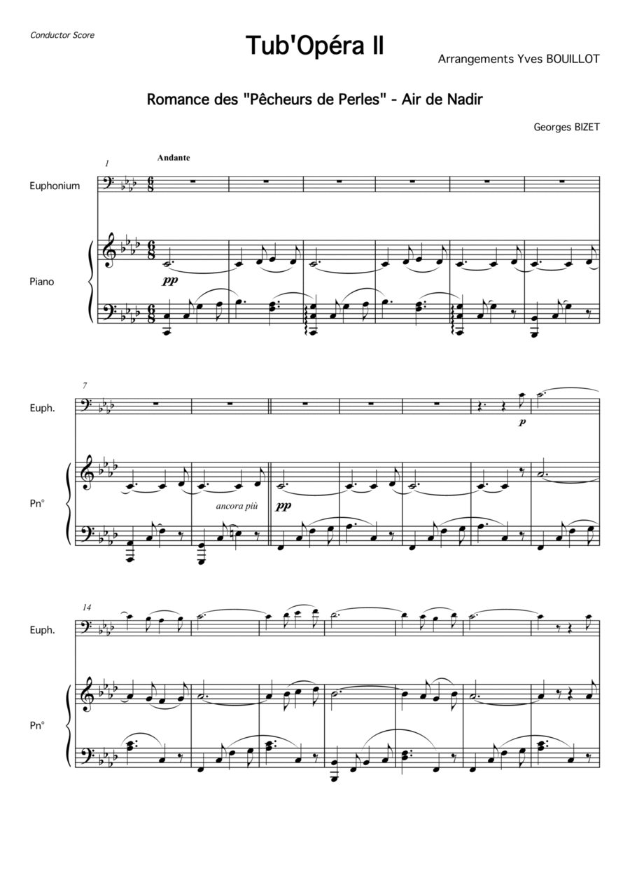 Tub'opéra 2 Euphonium scores gallery preview page 1