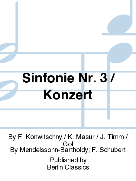 Sinfonie Nr. 3 / Konzert