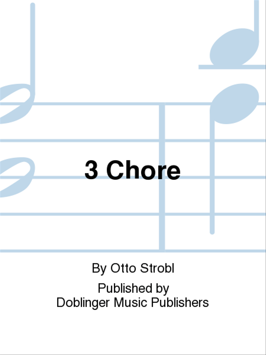 3 Chore A Cappella scores gallery preview page 1