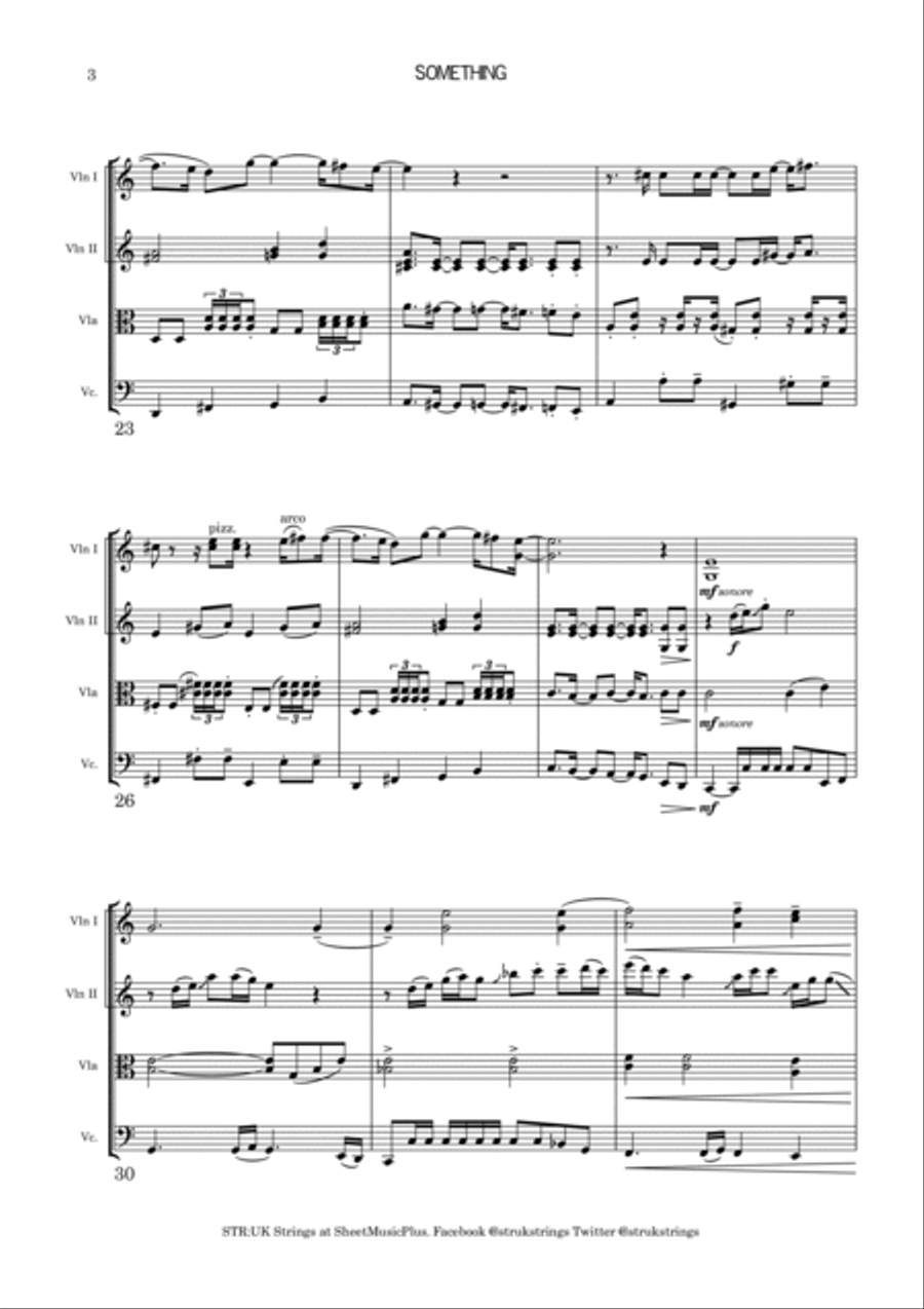 Something String Quartet scores gallery preview page 4