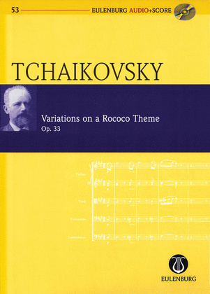 Book cover for Variations on a Rococo Theme, Op. 33
