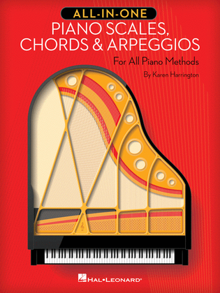 Book cover for All-in-One Piano Scales, Chords & Arpeggios