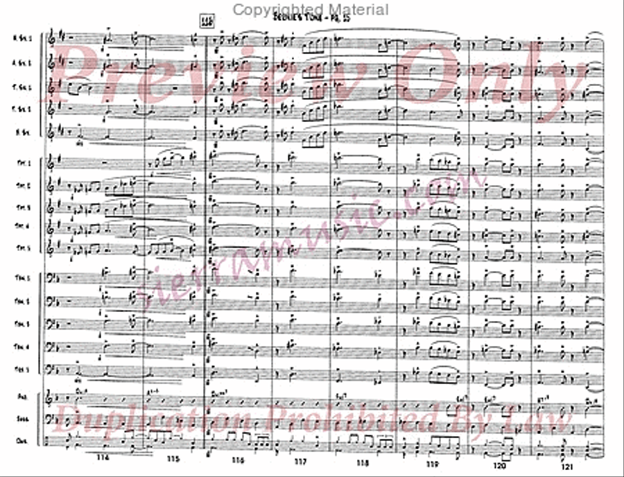 Bernie's Tune Bernie's Tune Jazz Ensemble scores gallery preview page 16