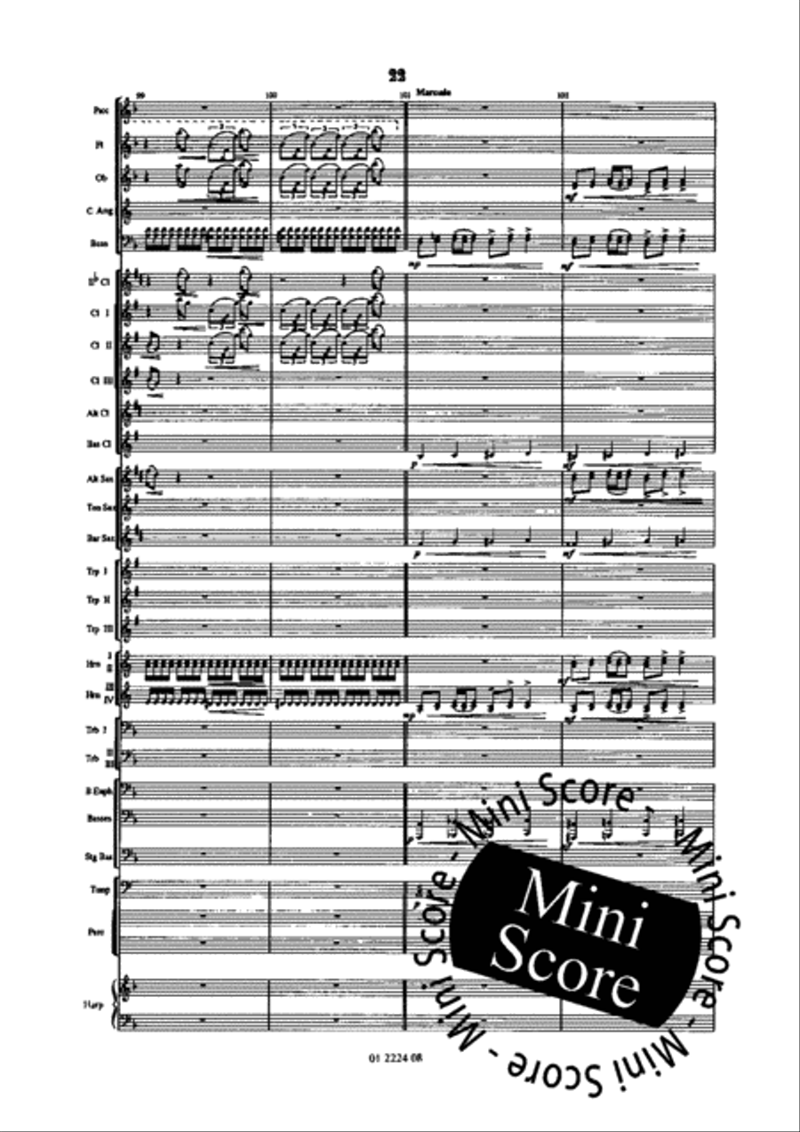 Sarka Overture Sarka Overture Concert Band scores gallery preview page 26
