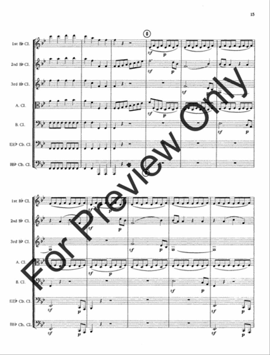 Impresario Overture B-Flat Clarinet scores gallery preview page 18