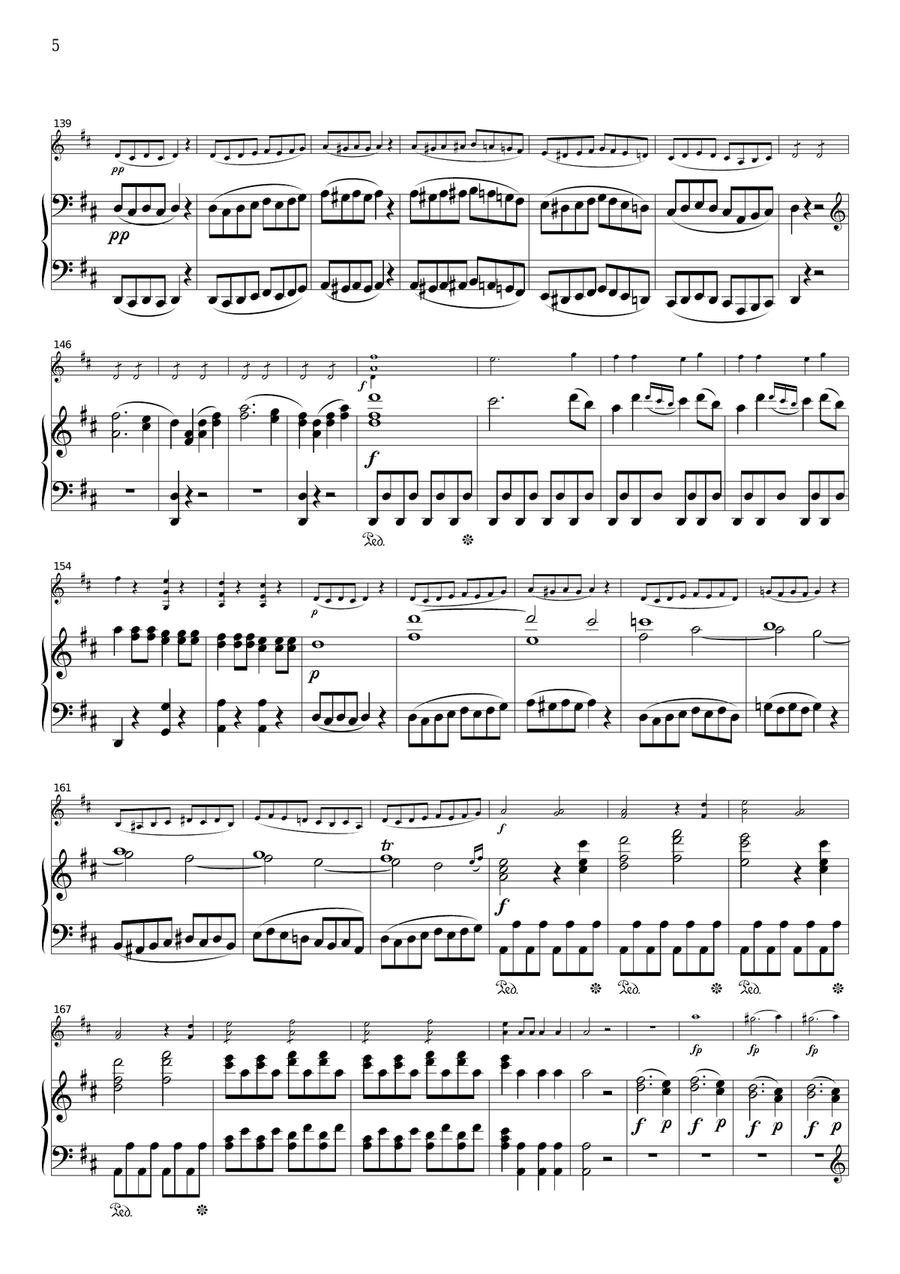 Mozart Le nozze di Figaro Overture, for Violin & Piano, VM003 Violin Solo scores gallery preview page 5