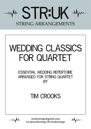 Book cover for Wedding Classics for Quartet - parts (STR:UK Strings)
