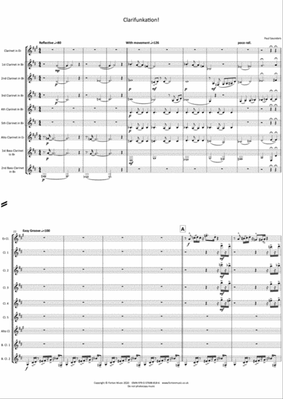 Clarifunkation! Clarifunkation! Set of Parts scores gallery preview page 3