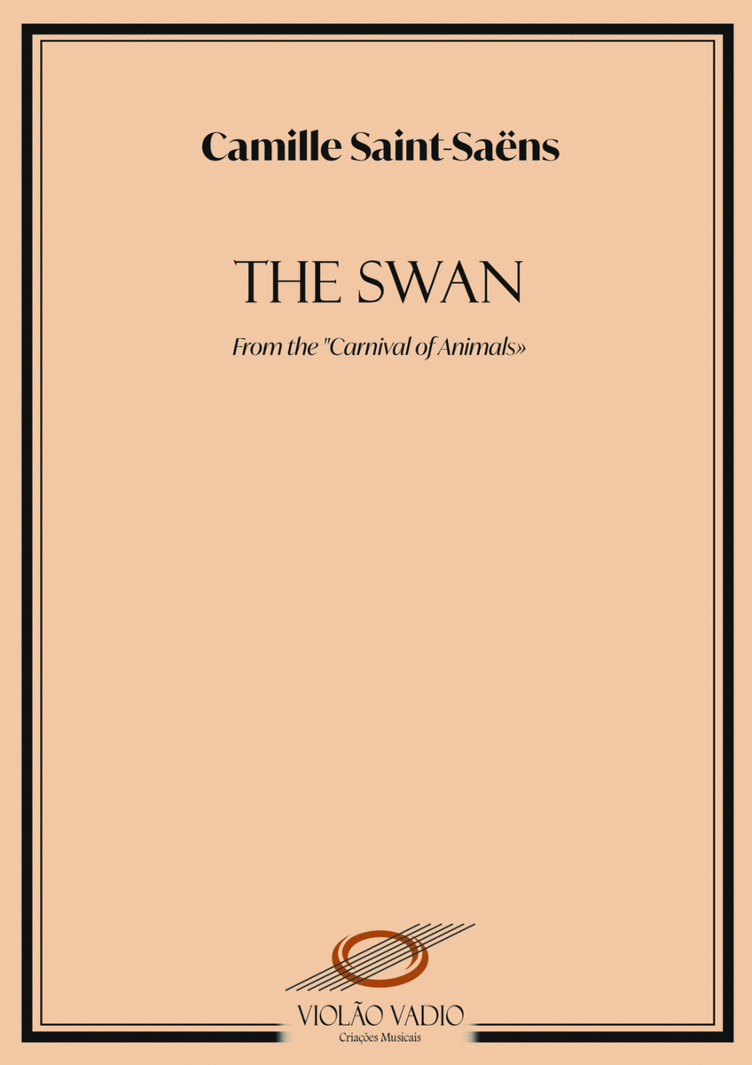 The Swan (C. Saint-Saëns) - String quartet with piano - Score and parts image number null